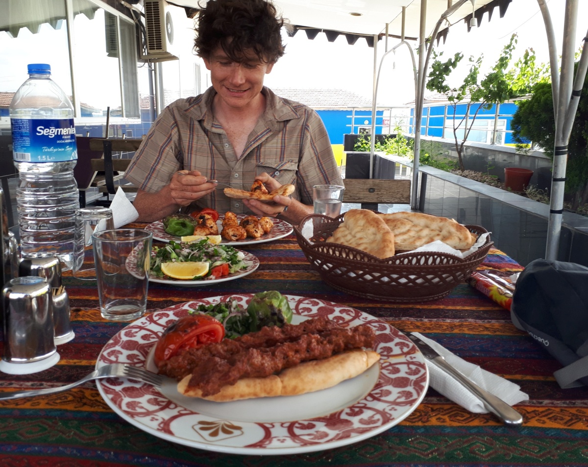 Even the gas station restaurants in Turkey provided a culinary treat. We hadn't always been eating well through the Balkans so this was really nice.